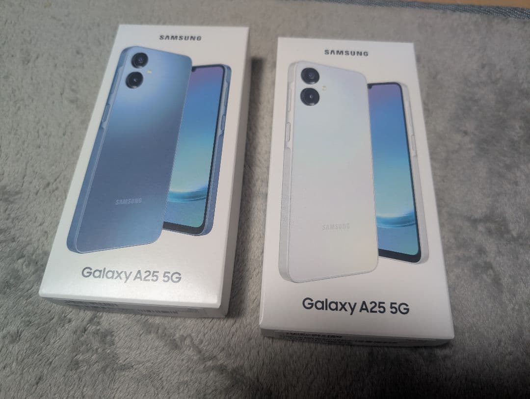 Galaxy　A25 5G ライトブルーとブルー2台セット