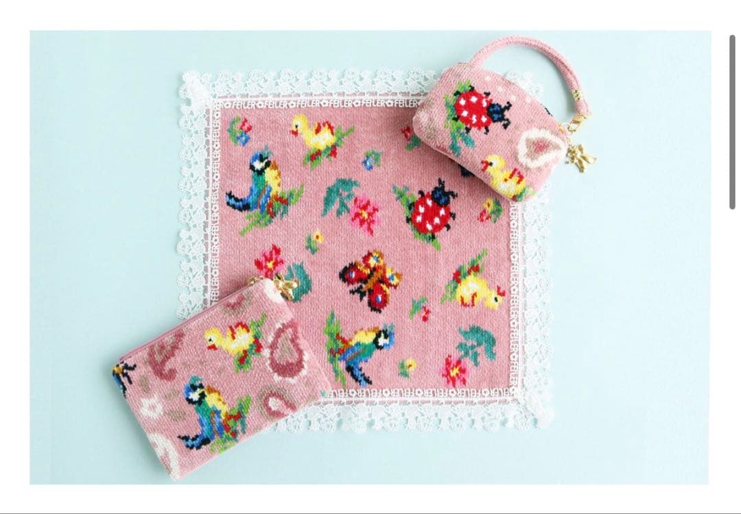 近沢レース フェイラー ハンカチ ティッシュポーチ