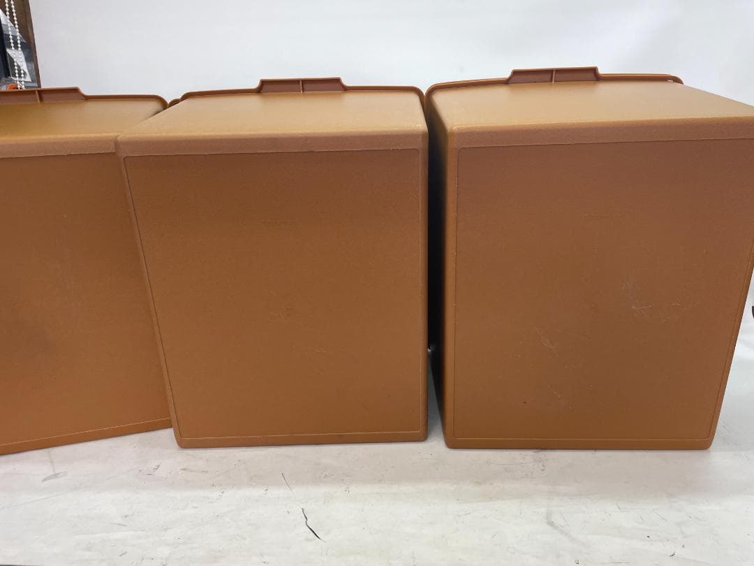 ウルトラディープ　スーパーケース　タッパーウェア　茶3黒1 06c06