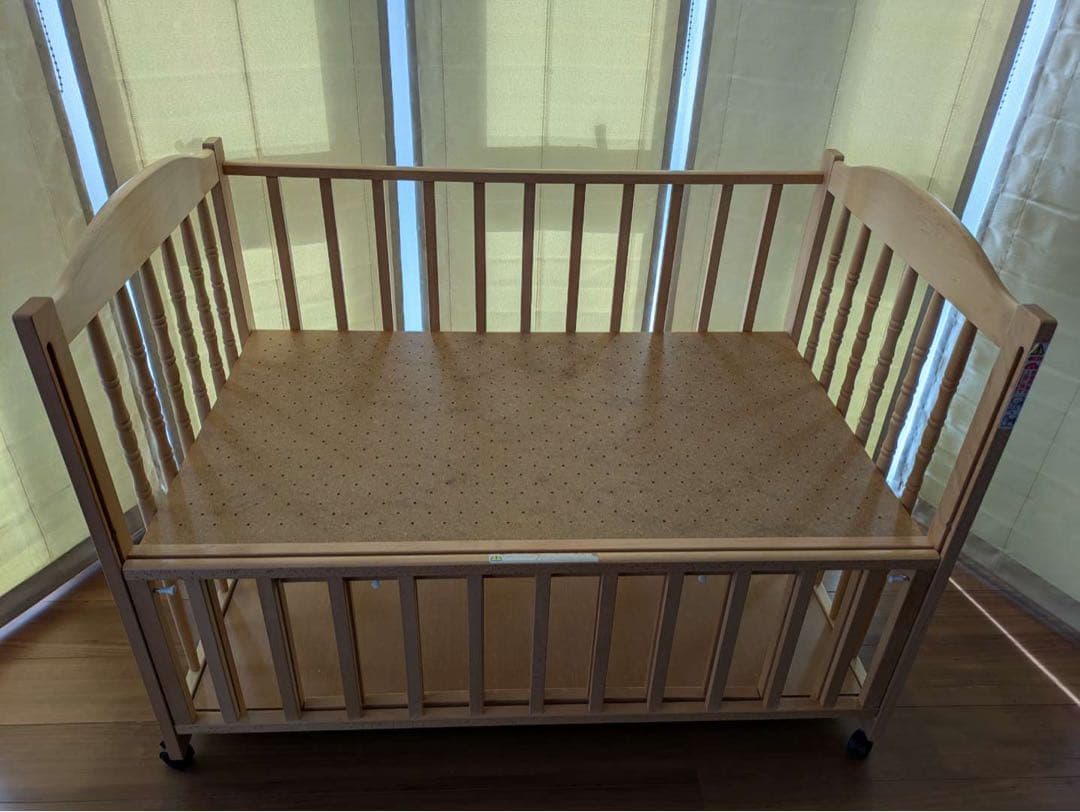 値下げ　ベビーベッド エリーゼ ナチュラル　日本製