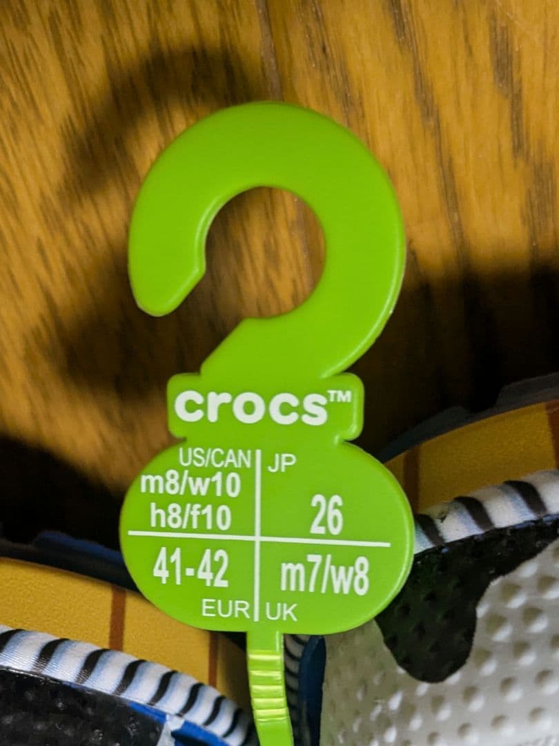 新品未使用タグ付　２6㎝　クロックス　トイストーリー ウッディ サンダル