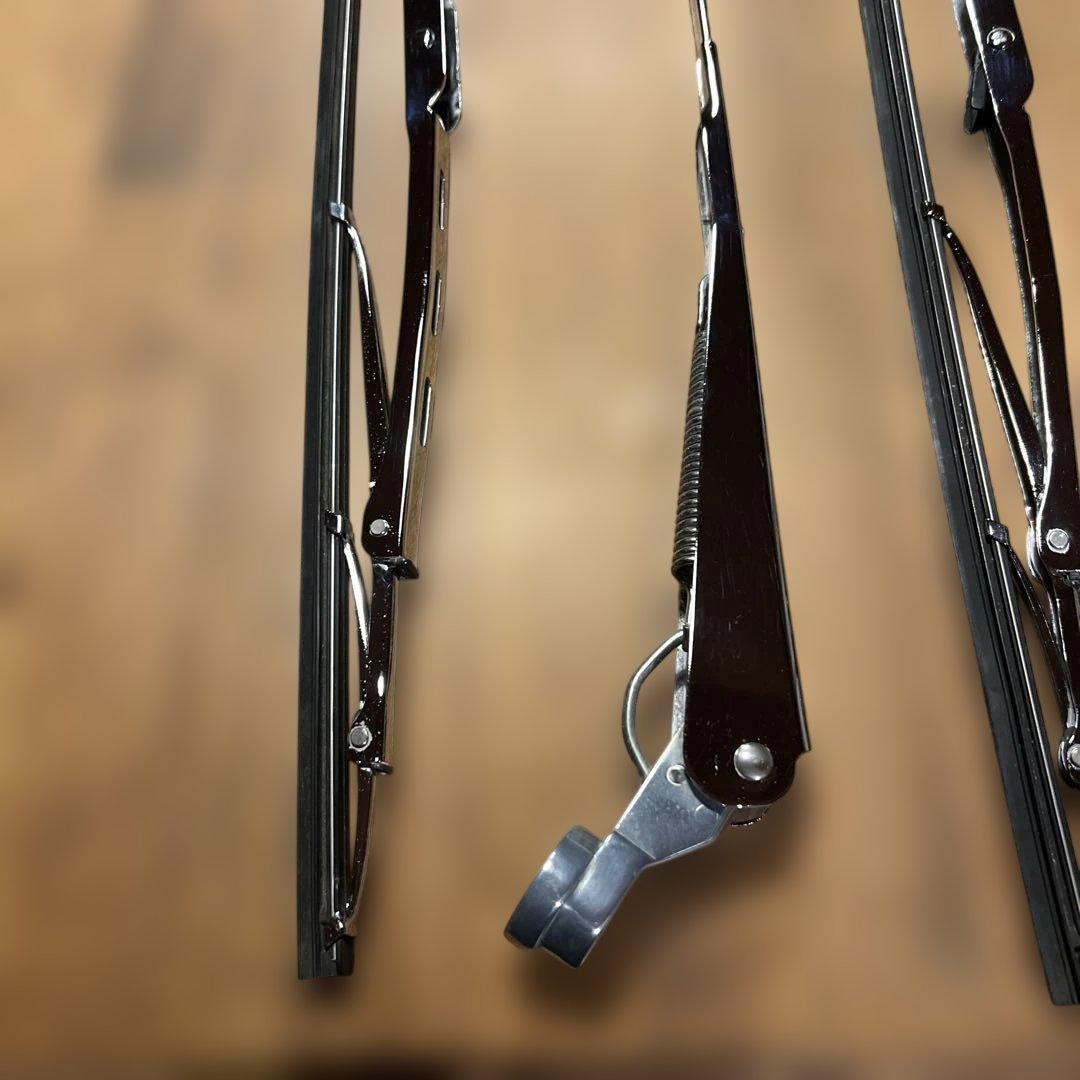 ダットサンD21 ワイパー　クローム ローライダー　ミニトラック