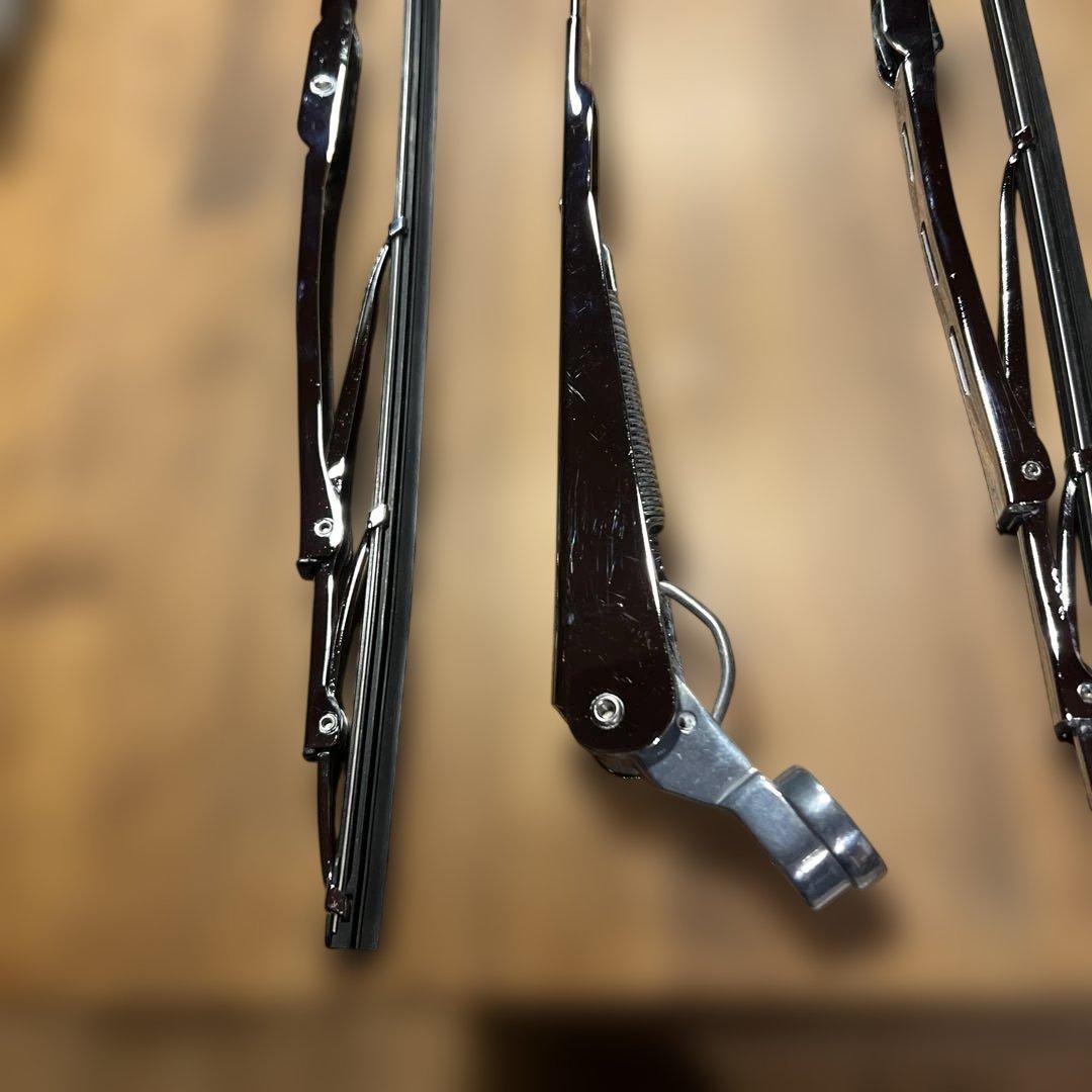 ダットサンD21 ワイパー　クローム ローライダー　ミニトラック