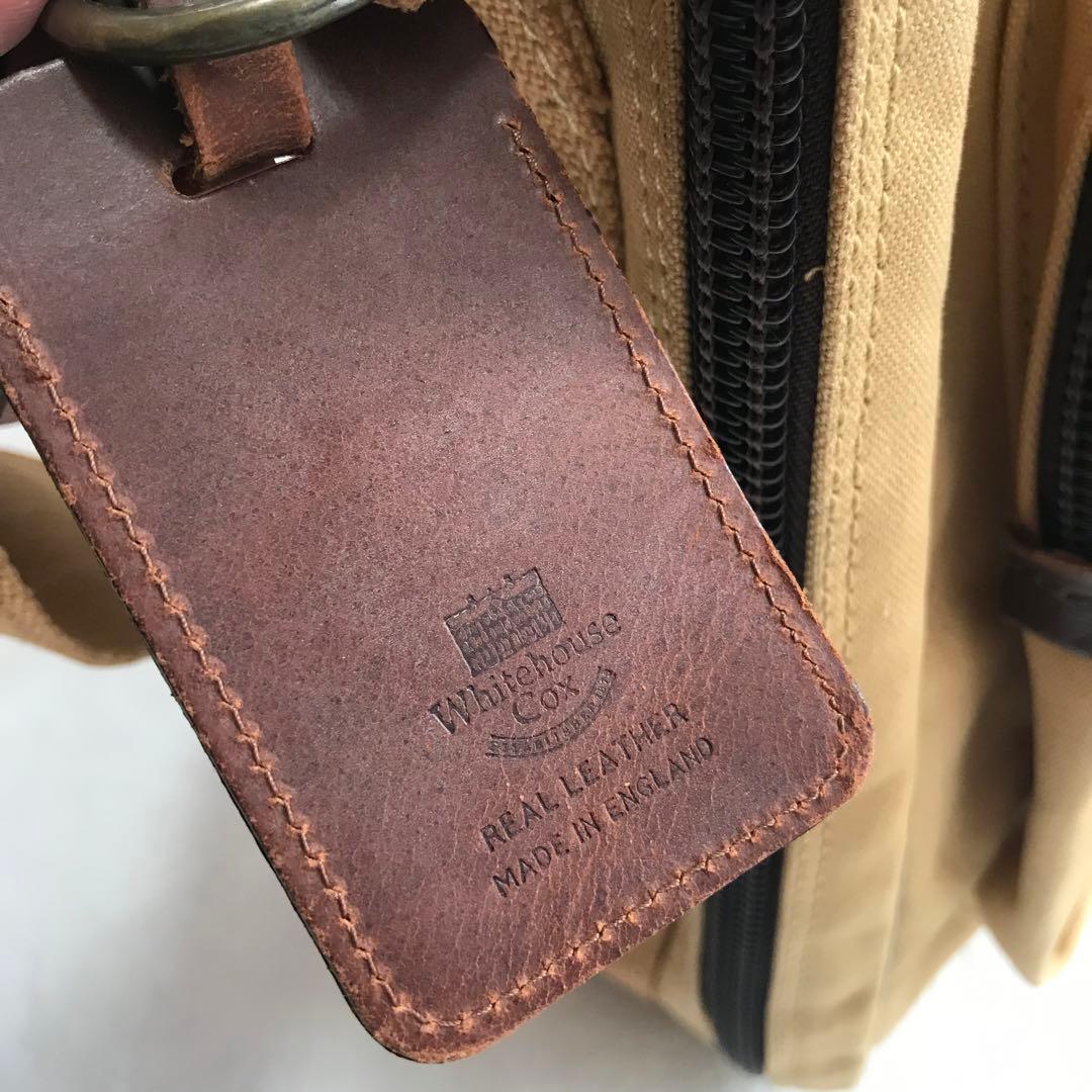 Whitehouse Cox ボストン　 キャンパス　バッグアニエスベー　レザー