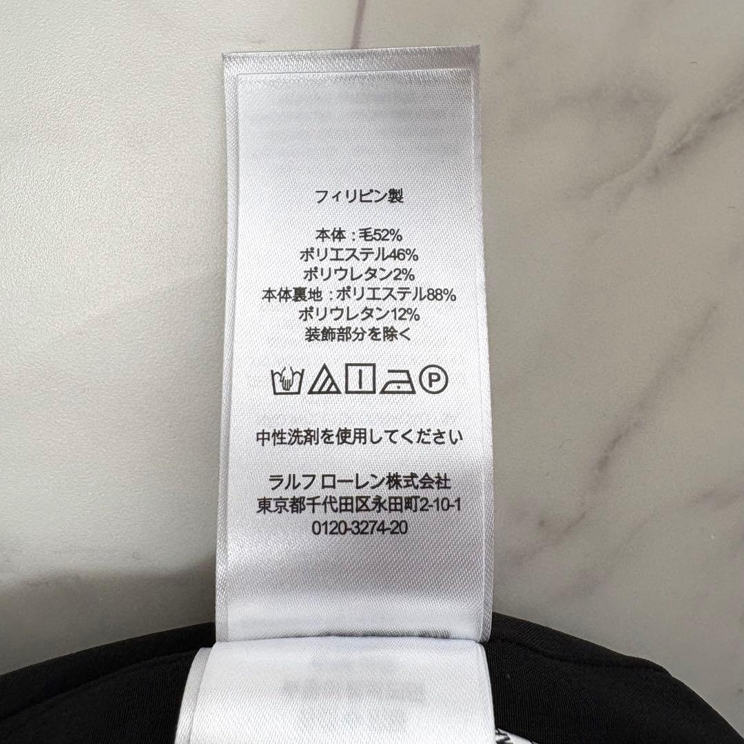 【ローレンラルフローレン】テーラードジャケット　ブリオン刺繍　洗える　チェック