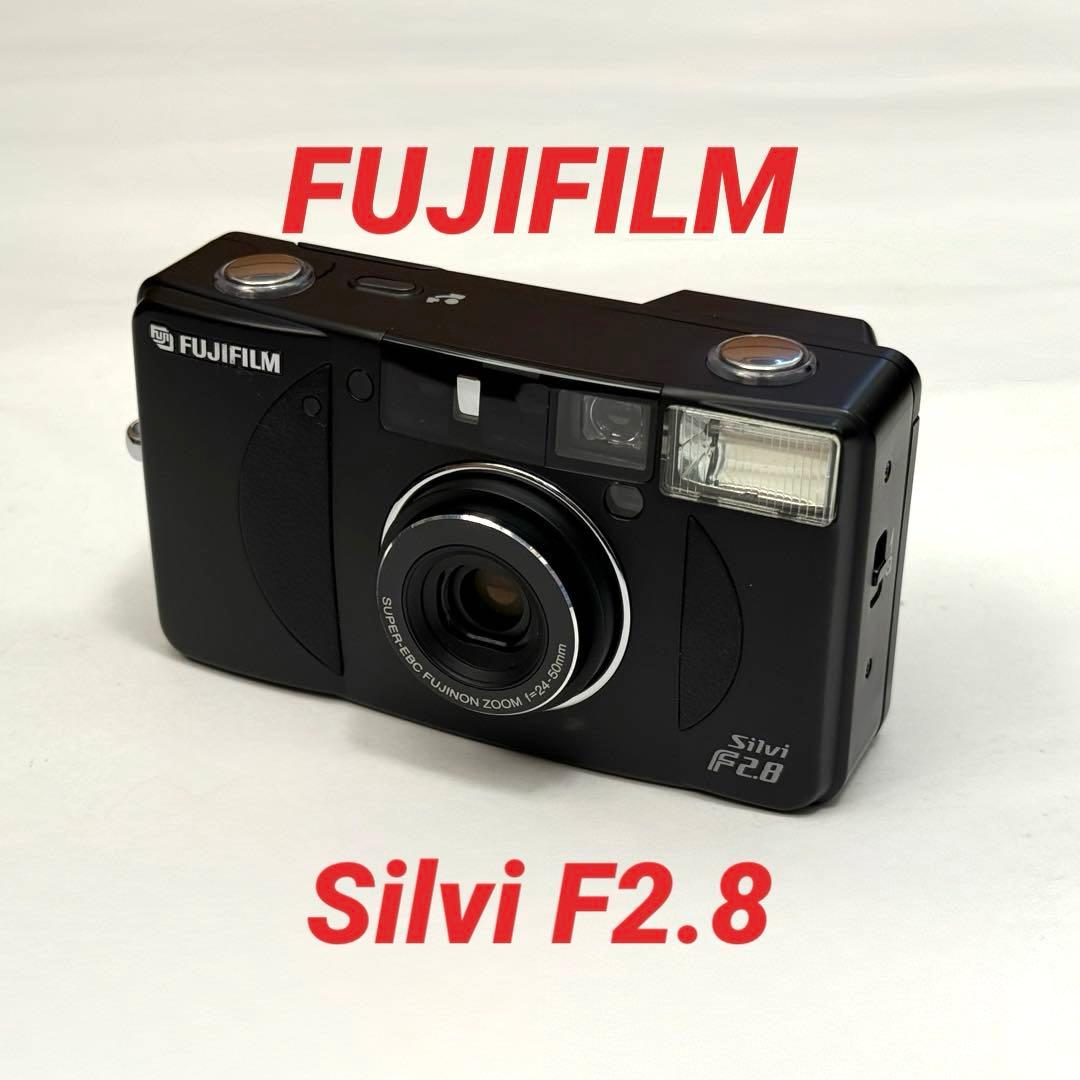 FUJIFILM Silvi F2.8 黒 コンパクトフィルムカメラ