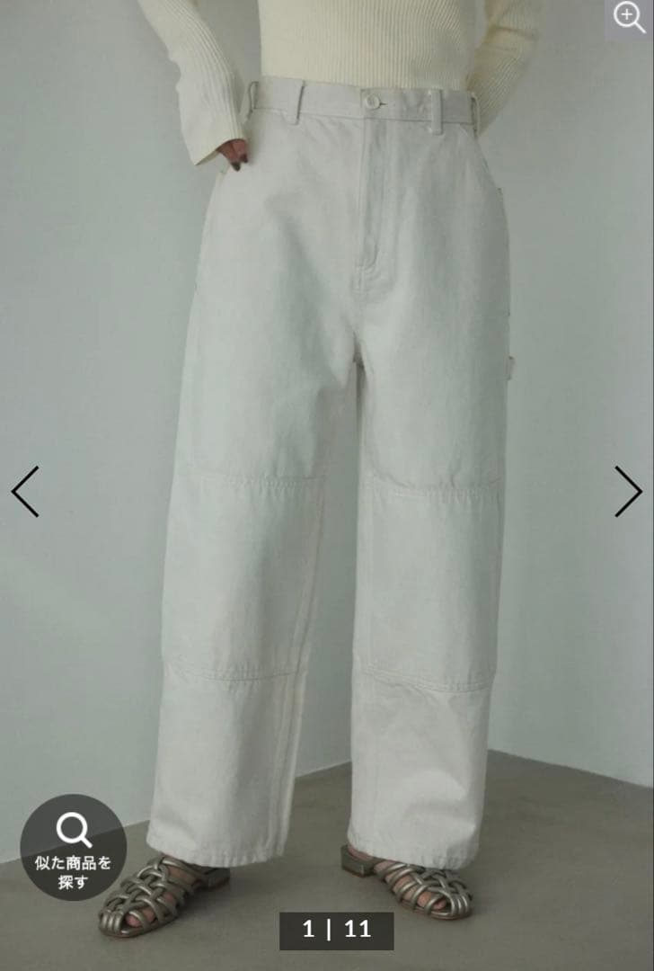 パンツ BLACK BY MOUSSY wide painter pants