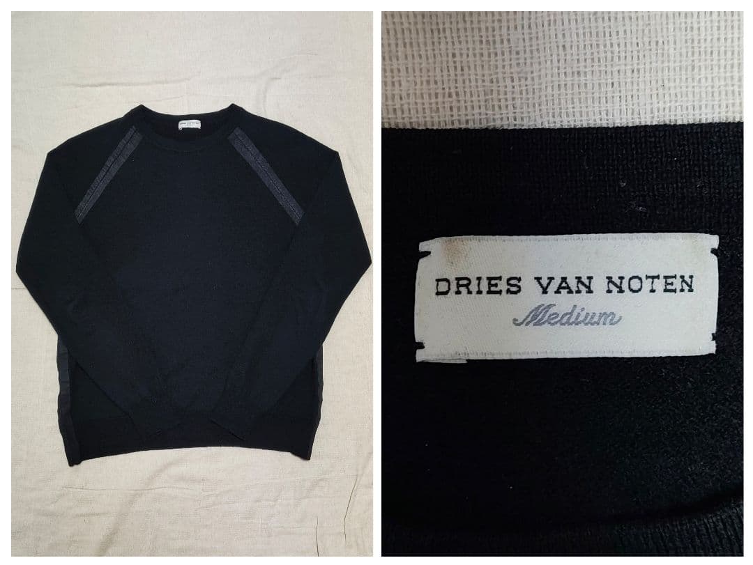DRIES VAN NOTEN ドリス・ヴァン・ノッテン ニット ブラック