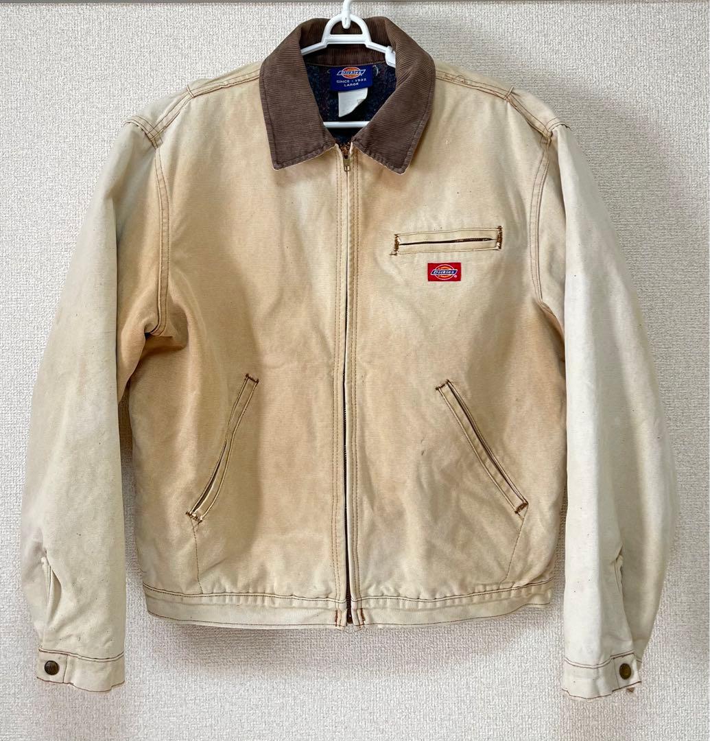 Dickies デトロイトジャケット　カバーオール Lサイズ ベージュ