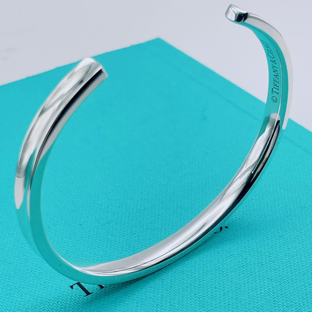 Tiffany & Co. カフ　バングル　ナロー　1837 シルバー925