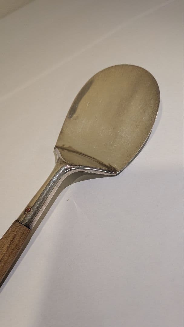 『木村清五郎』銀　灰匙　茶道具　炭点前　炉用　共箱　90銀清五郎刻印　金工師