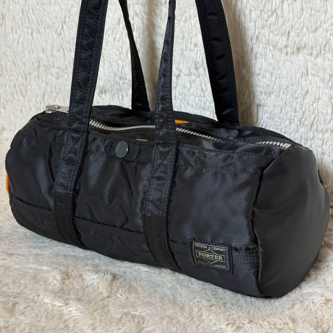 極美品　ポーター　PORTER　タンカー　ミニボストン　ダッフルバッグ　黒
