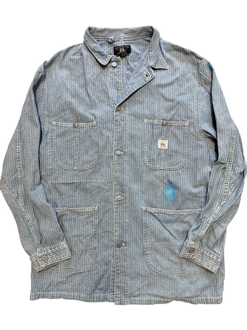 RRL ダブルアールエル ヘリンボーン size L カバーオール USA製