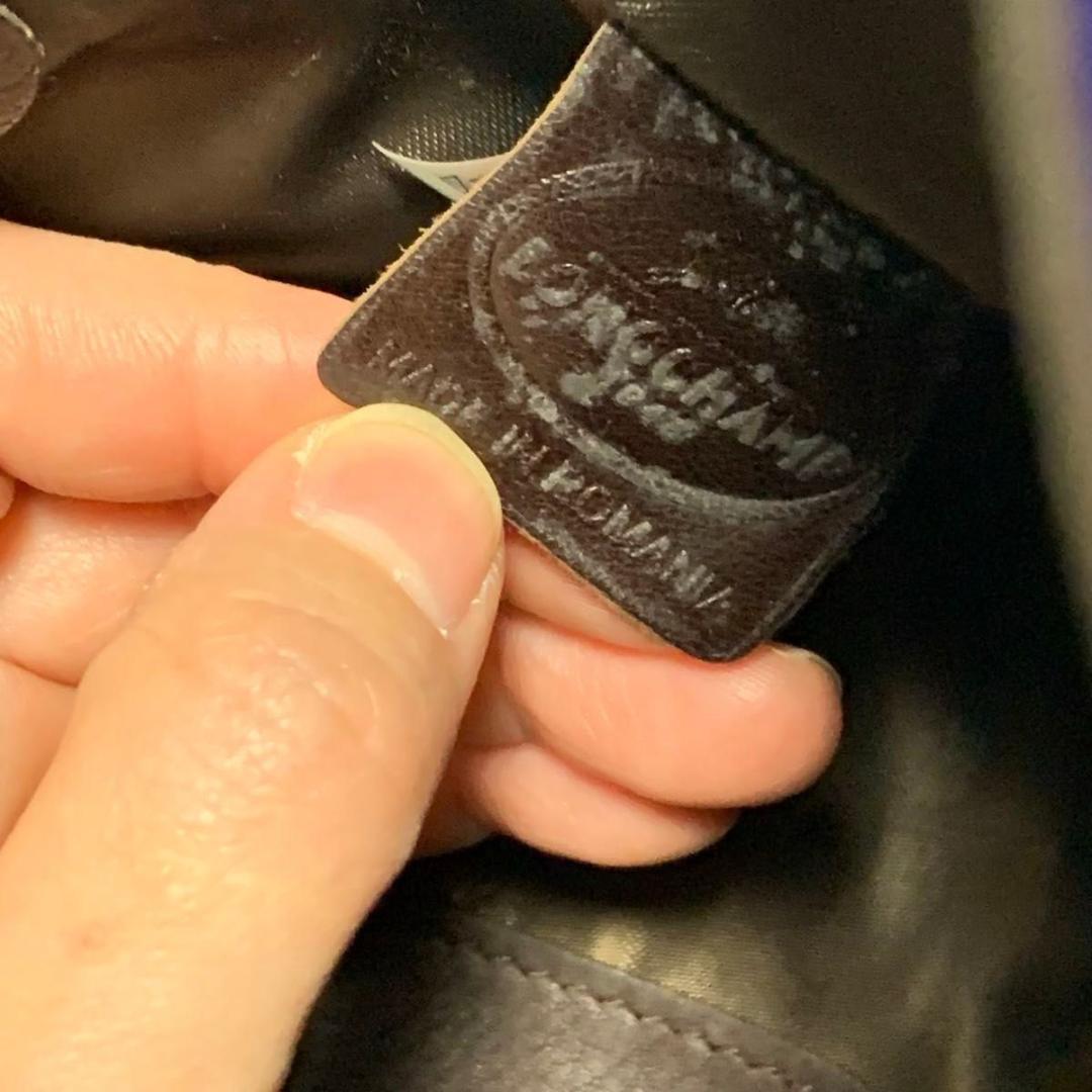 美品 ロンシャン ビジネスバッグ 2way 斜めがけ レザー ブルー