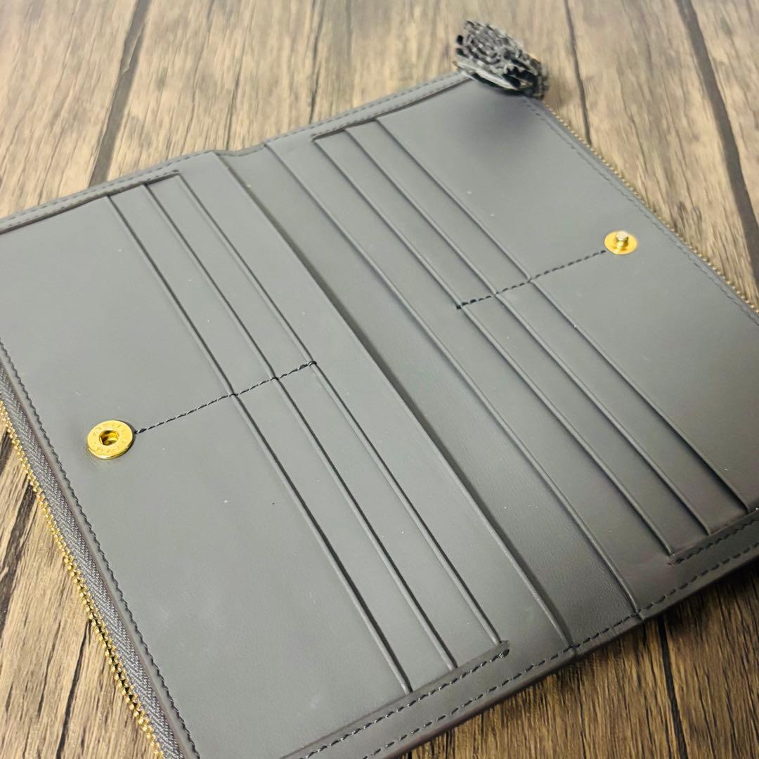 美品◎ アニヤハインドマーチ 長財布 パイソン柄 タッセル