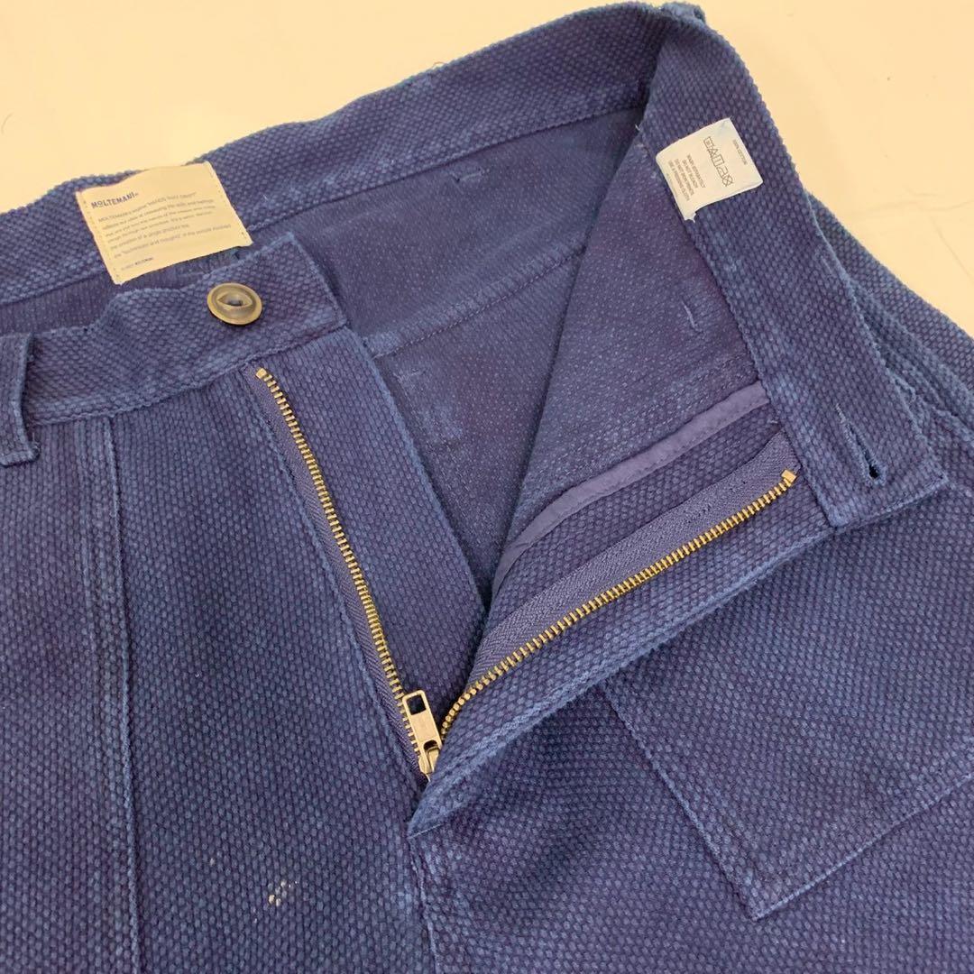 MOLTEMANI セットアップ　刺し子　インディゴ