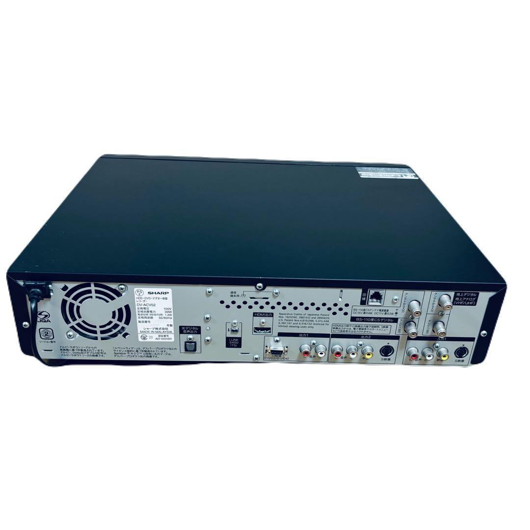 SHARP DV-ACV52 VHS DVD ダビング 動作品