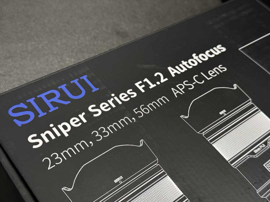 Sirui スナイパーシリーズ 23/33/56mm F1.2 APS-C