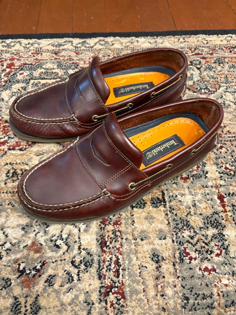 Timberland ティンバーランド　バーガンディ ローファー　アメカジ