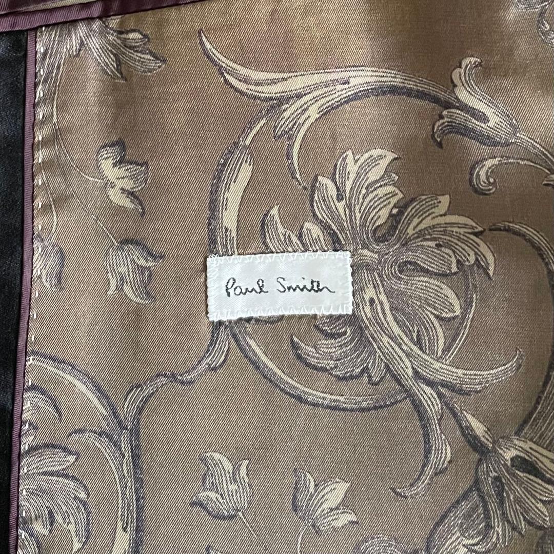 Paul Smith ジャケット メンズ　ウール シルク 黒 Lサイズ
