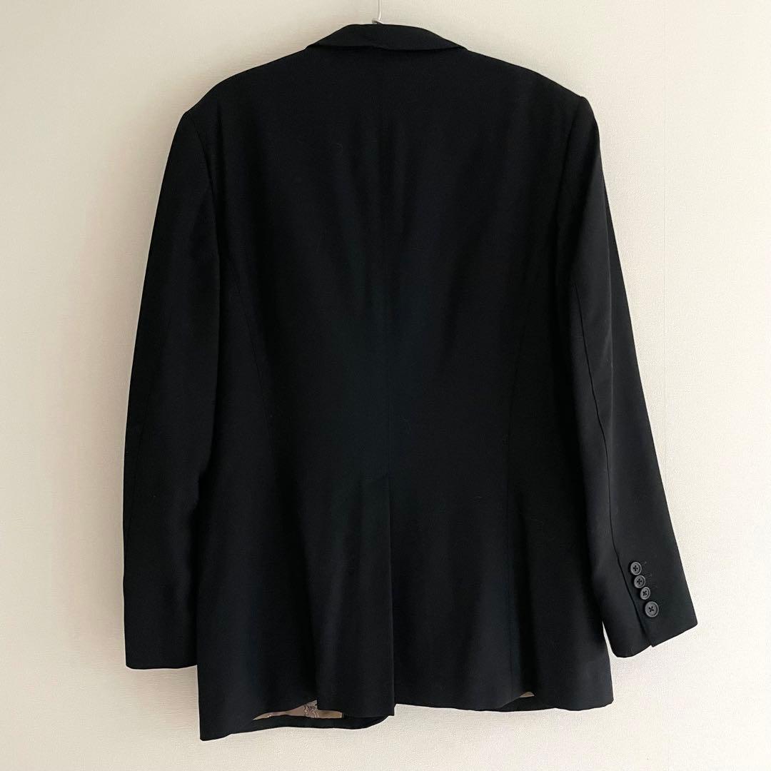 Paul Smith ジャケット メンズ　ウール シルク 黒 Lサイズ