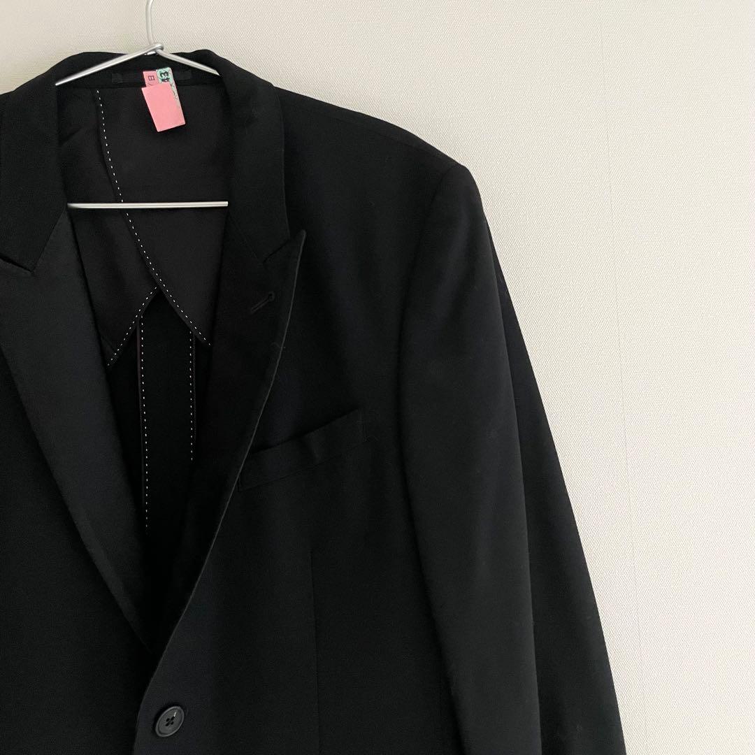 Paul Smith ジャケット メンズ　ウール シルク 黒 Lサイズ