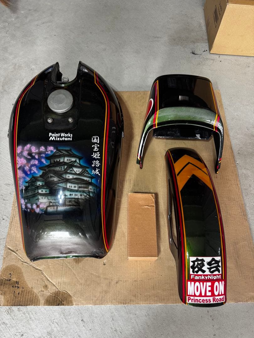 gs400 純正タンク　テール　フロントフェンダー