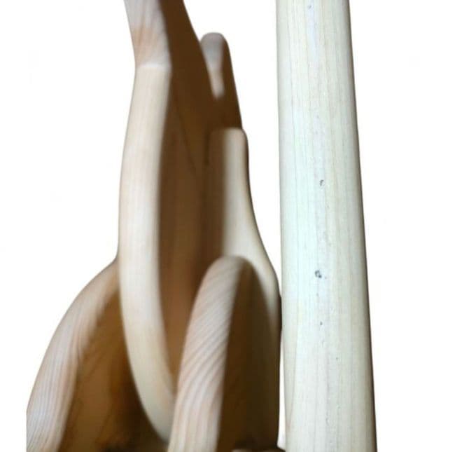 【皇室ご愛用】山のくじら舎 ハイヨー 木馬 ひのき 木製 もくば 国産 天然木