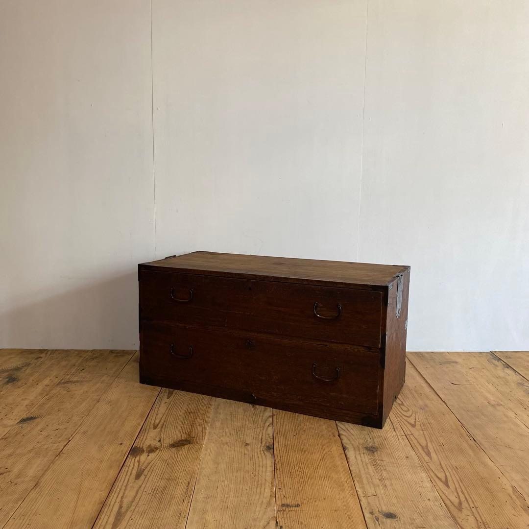 アンティーク チェスト 箪笥 ローボード テレビ台 昭和レトロ z879