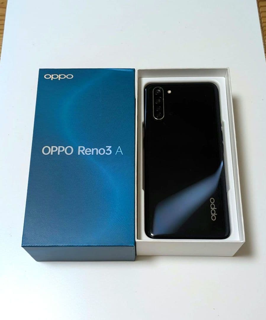 Oppo Reno3 A スマートフォン 本体 ブラック