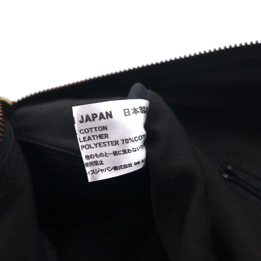 EVISU レザーハンドル デニム ボストンバッグ ハンドバッグ インディゴ