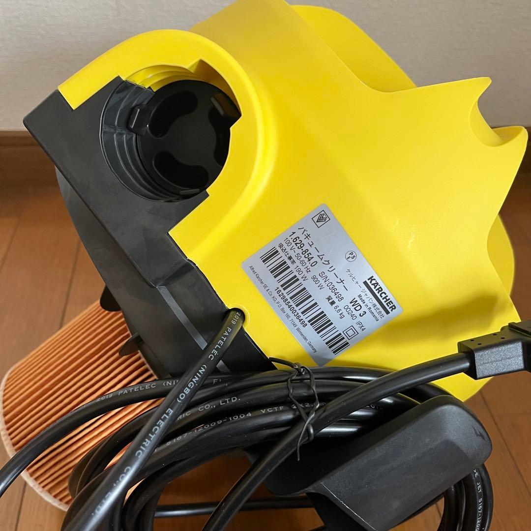 ケルヒャーKRCHER★乾湿両用バキュームクリーナー[WD3]17L 中古