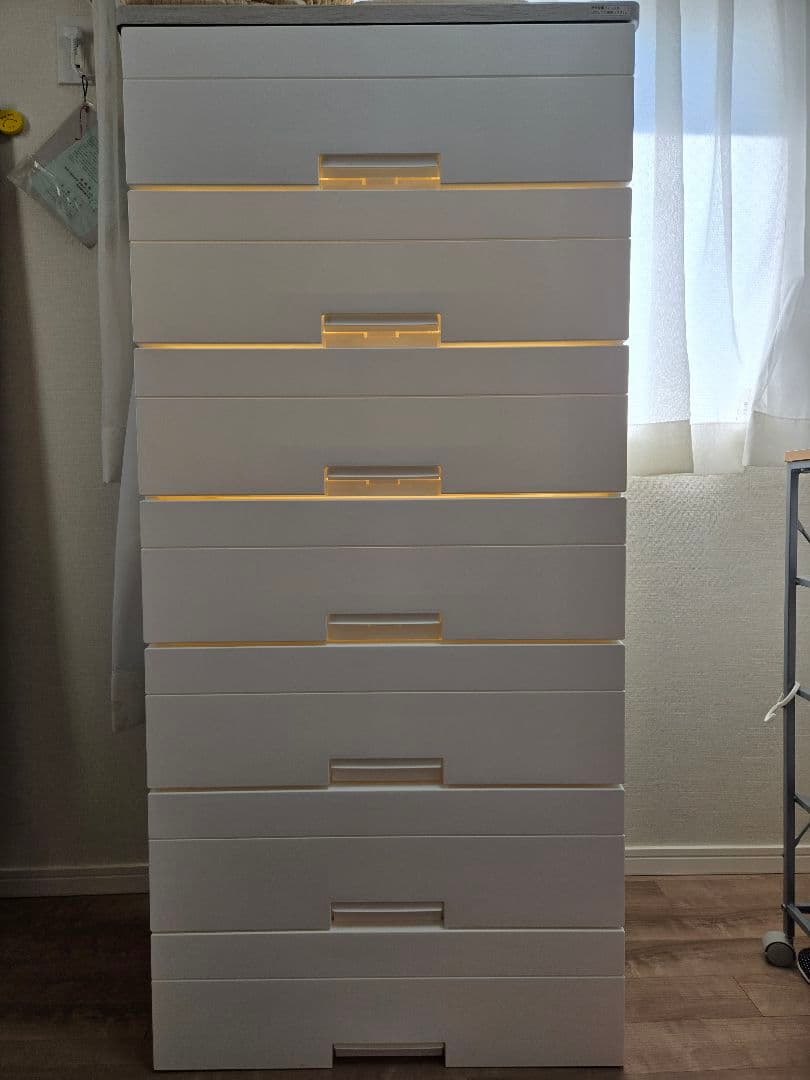 埃が入らない7段チェスト　アイリスオーヤマ完成品