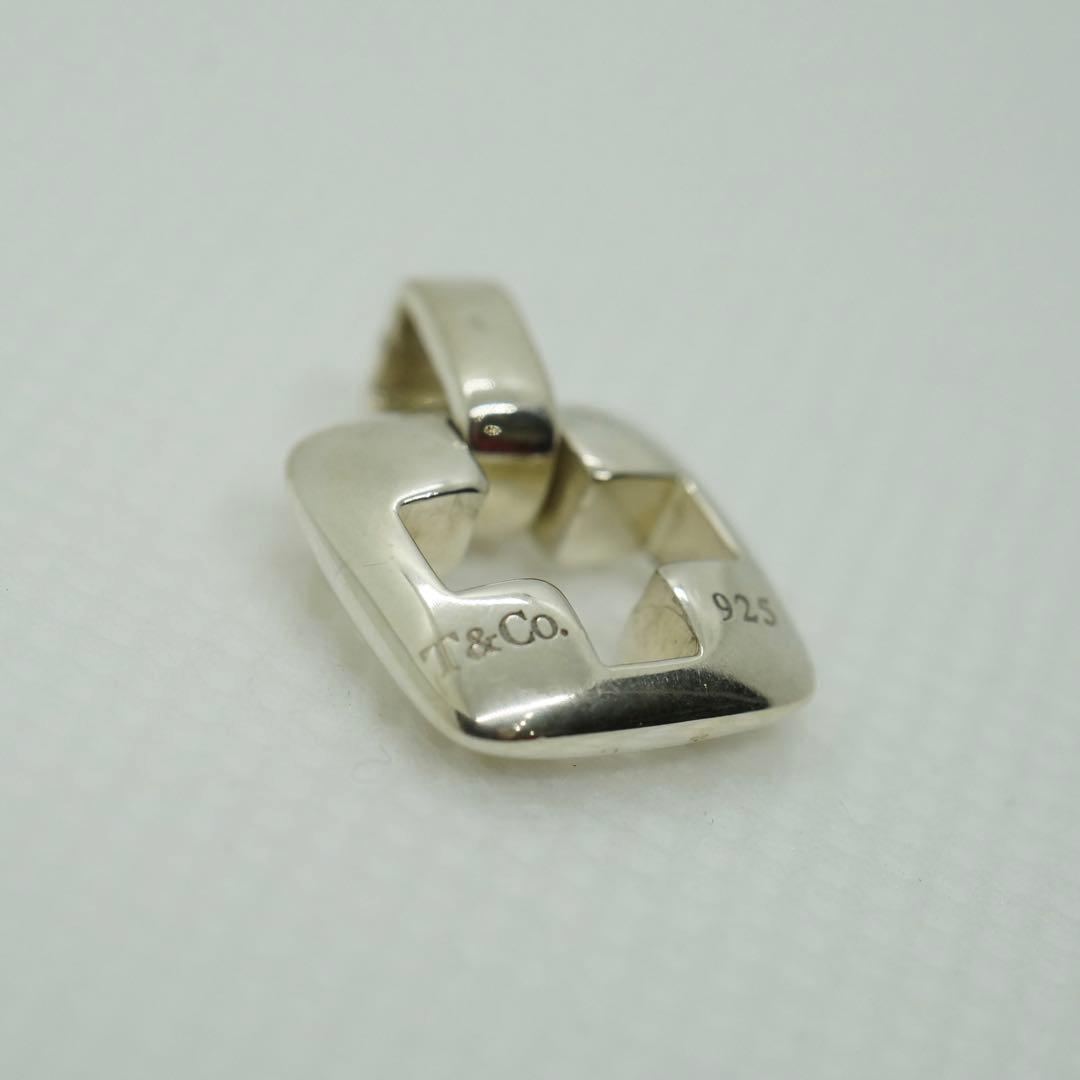 美品 ティファニー オープンクロス ペンダントトップ シルバー SV925