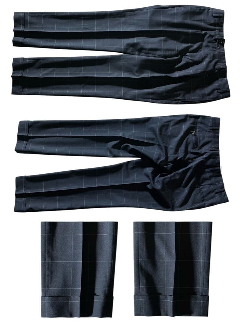 美品◯ガブリエレパジーニ　スーツ　セットアップ　3ピース　ボックスチェック