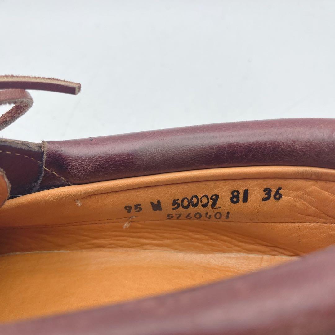 最安値❗️ ティンバーランド 3アイ デッキシューズ 9.5W バーガンディ