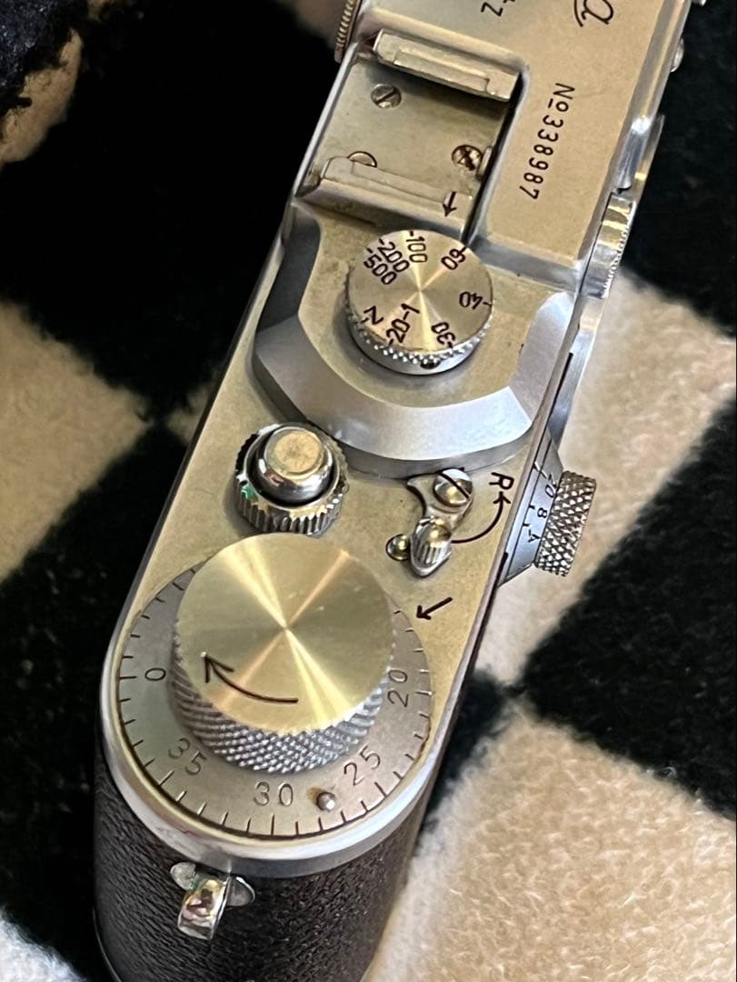 Leica Ⅲa バルナックライカ 本革ケース Fedレンズ付