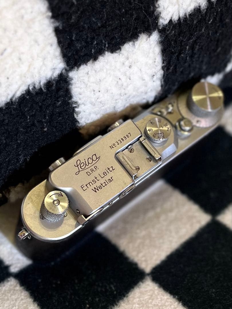 Leica Ⅲa バルナックライカ 本革ケース Fedレンズ付