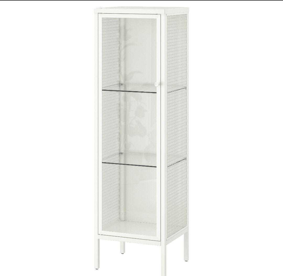 ＩＫＥＡ/イケア ガラス扉キャビネット34x30x116 cm ホワイト