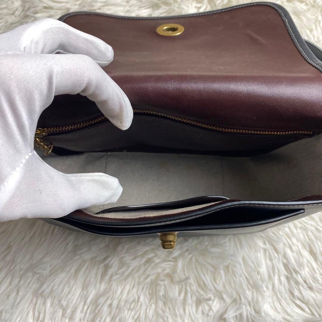 極美品 コーチ ランブラー ショルダーバッグ 2way ゴールド金具