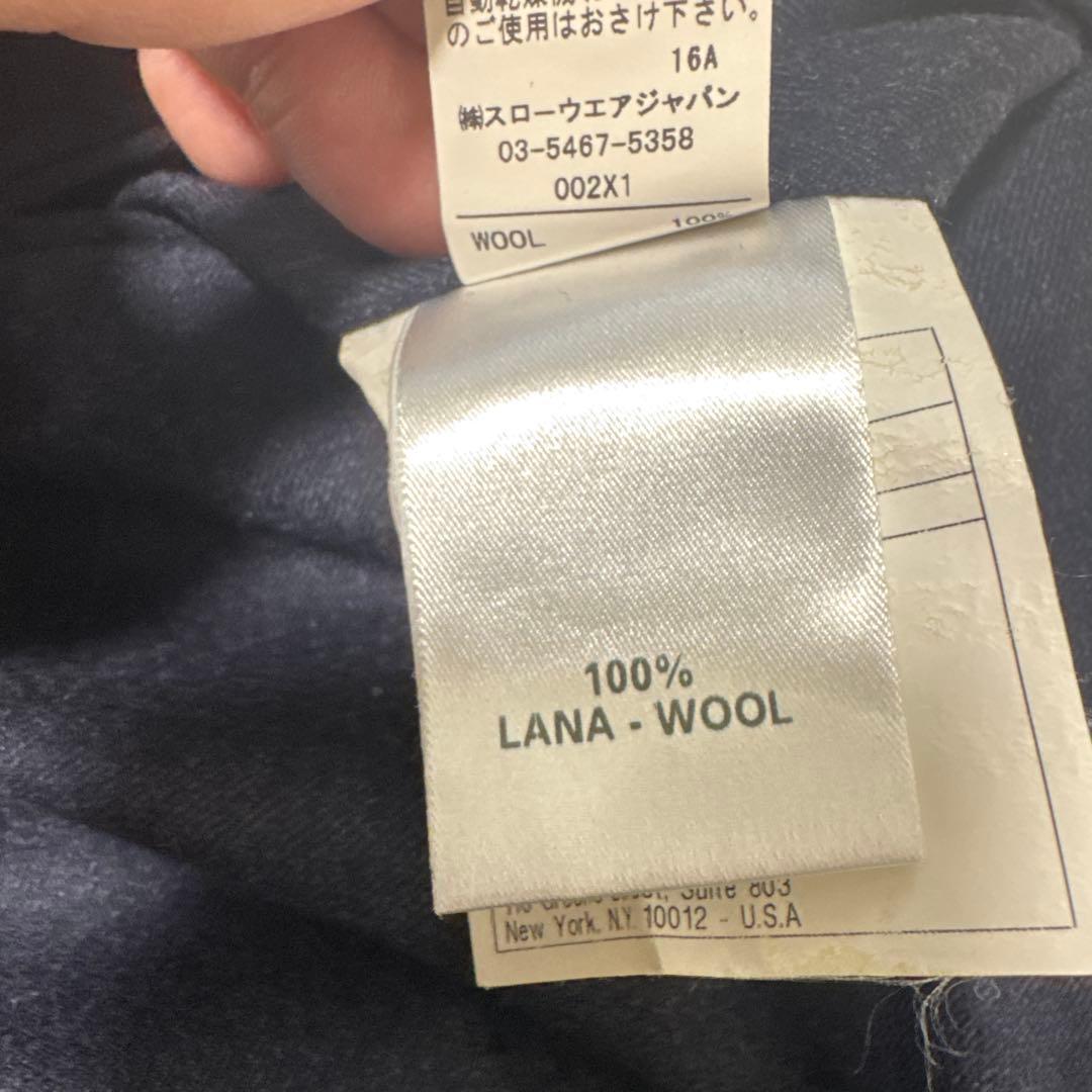 34 極美品　インコテックス　incotex スラックス　ネイビー　44