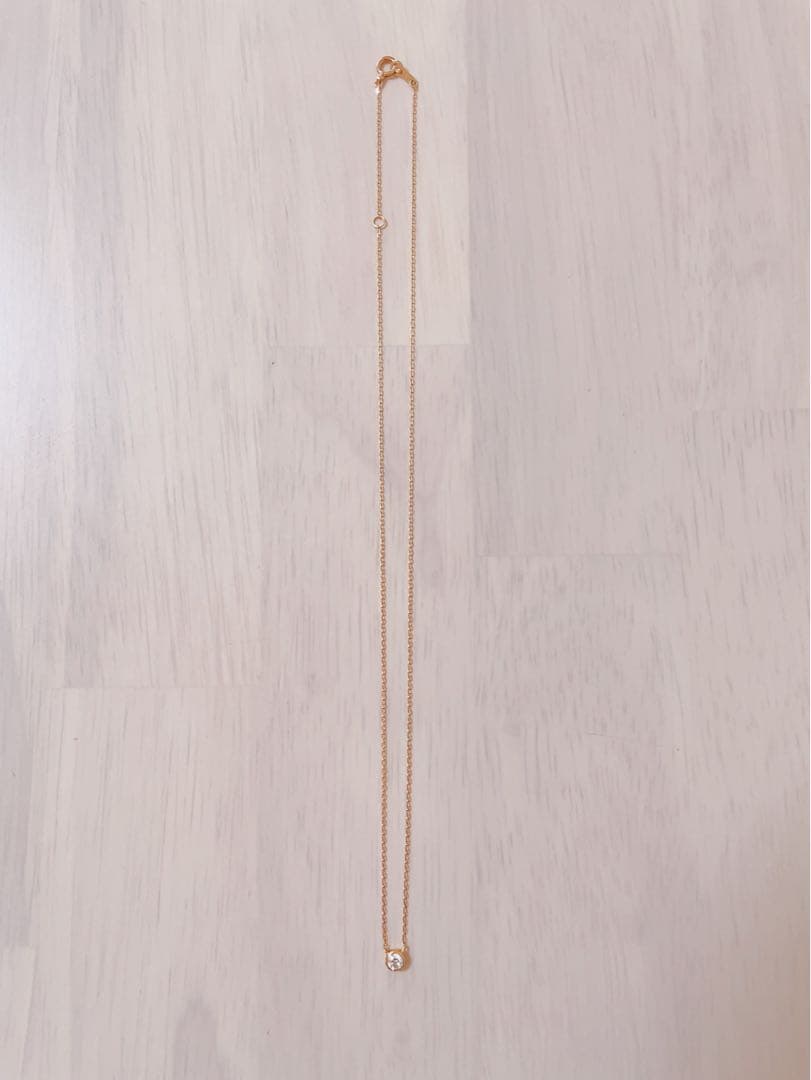 ete K18 ダイヤモンドネックレス\"ブライト\" イエローゴールド