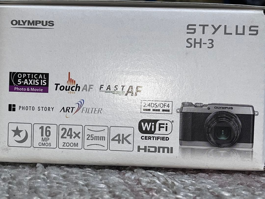 OLYMPUS STYLUS SH-3　コンパクトデジタルカメラ