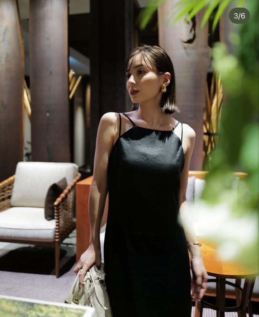 アニュアンス　ダブルストラップヴィンテージキャミワンピース