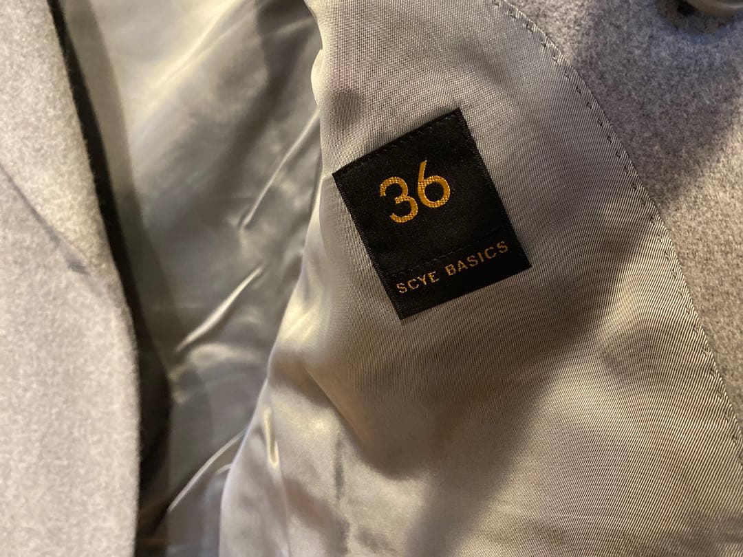 ほぼ新品！SCYE BASICS サイベーシック6Bダブルブレザー