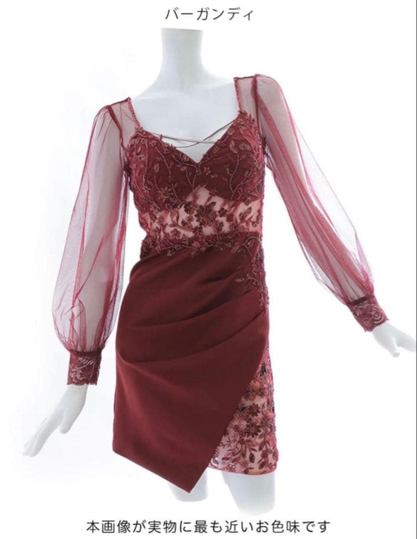 Jewels♡スパンコール刺繍ミニドレス