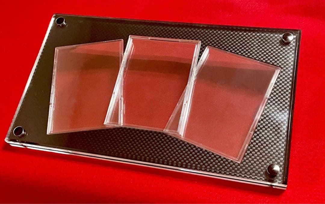 廃版 完全新品 未開封トライリス GINZO 三連扇形 カーボン調Var.