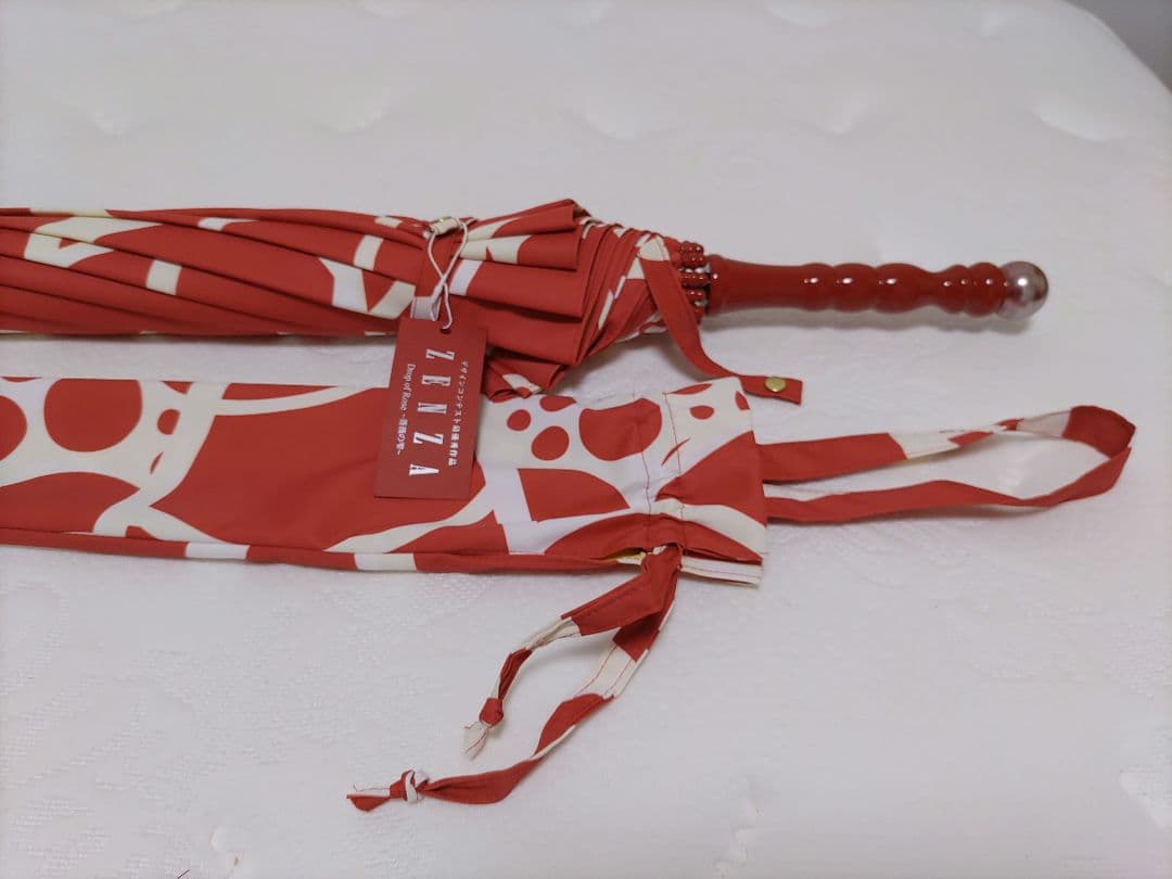 【未使用新品】福井洋傘 最優秀作品　高級傘 ZENZA 　タグ付　収納袋付き