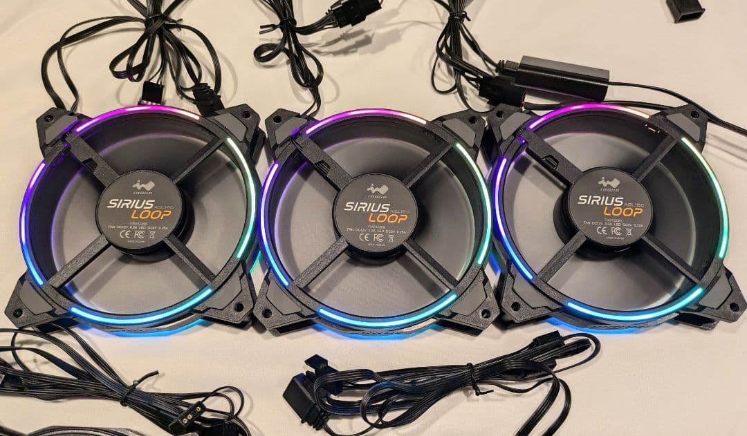 INWIN Sirius Loop ASL120 120mm ファン x10個