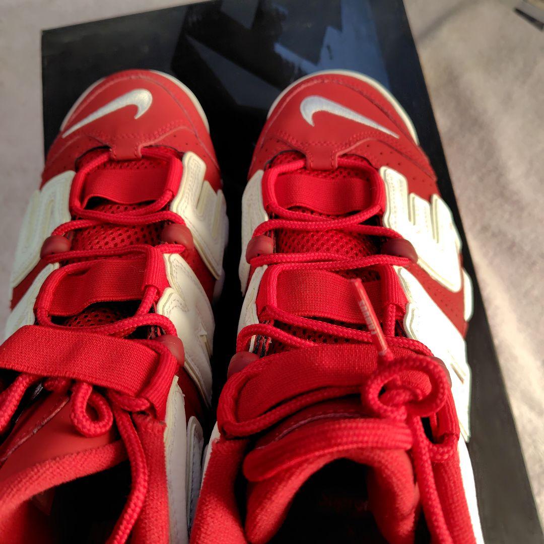Nike AIR MORE UPTEMPO✕ Supreme レッド